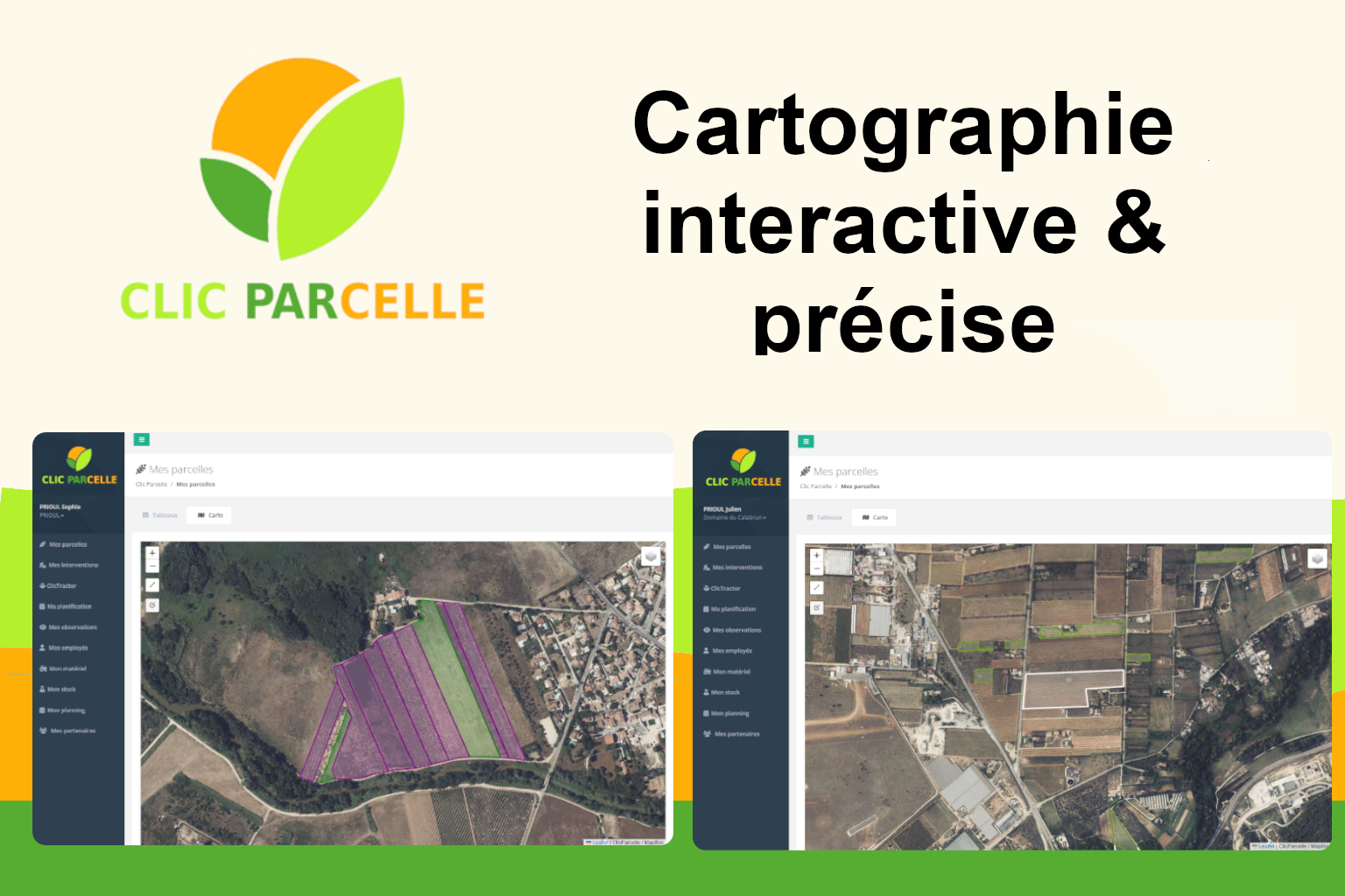 Cartographie ClicParcelle
